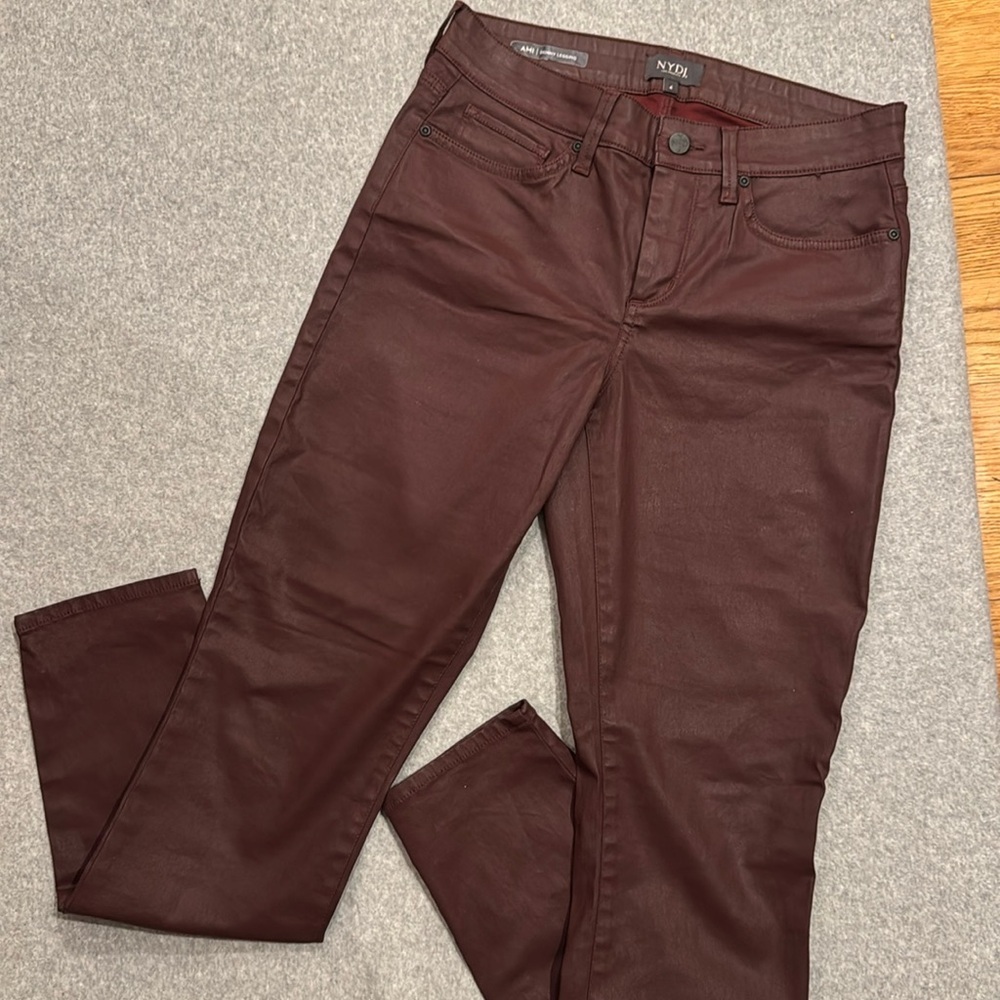 NYDJ pants size 4 - Burgundy